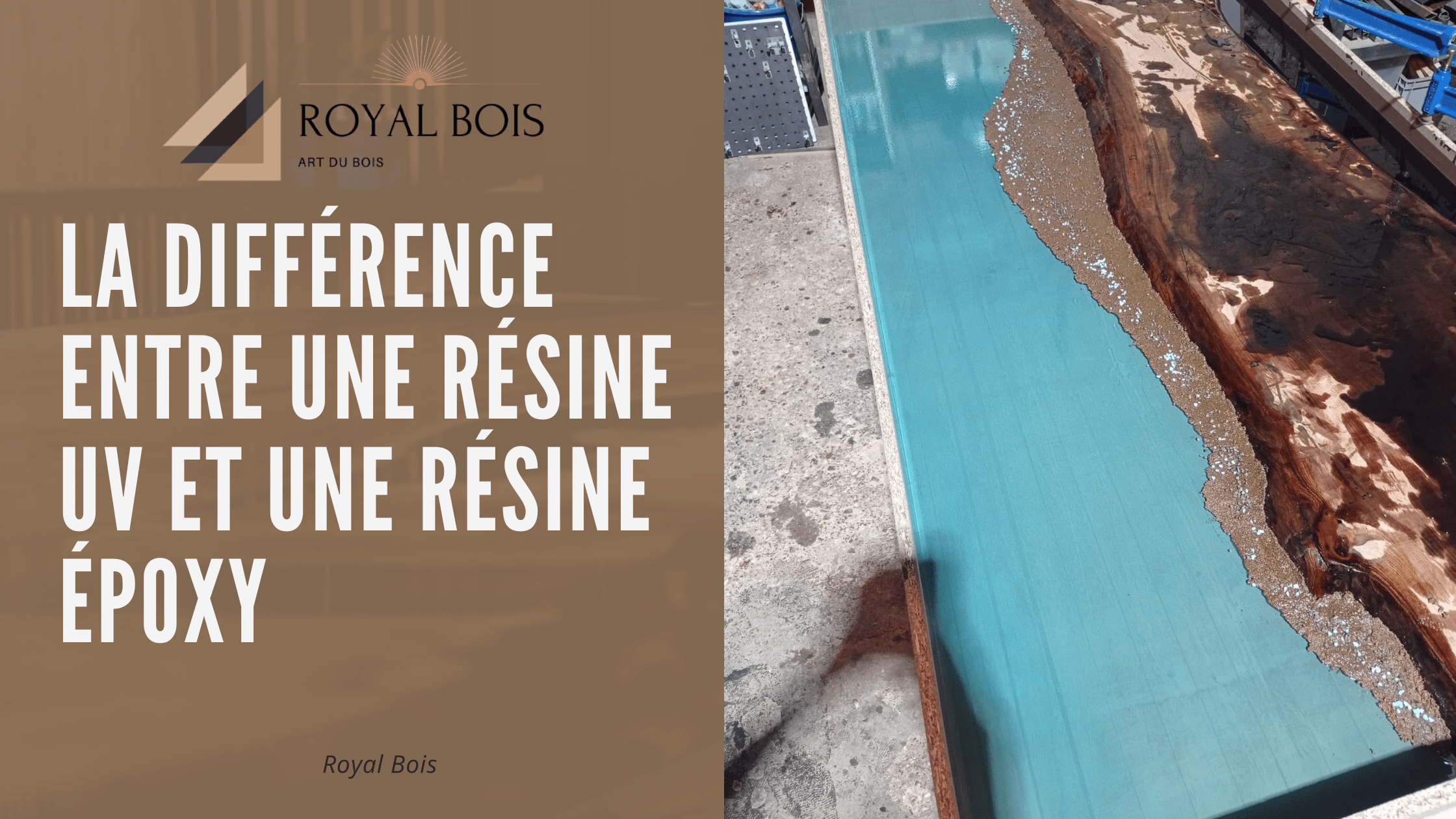 La différence entre une résine UV et une résine époxy