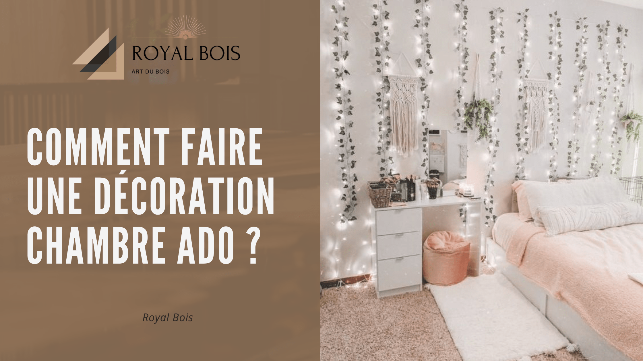 Comment faire une décoration chambre ado ?