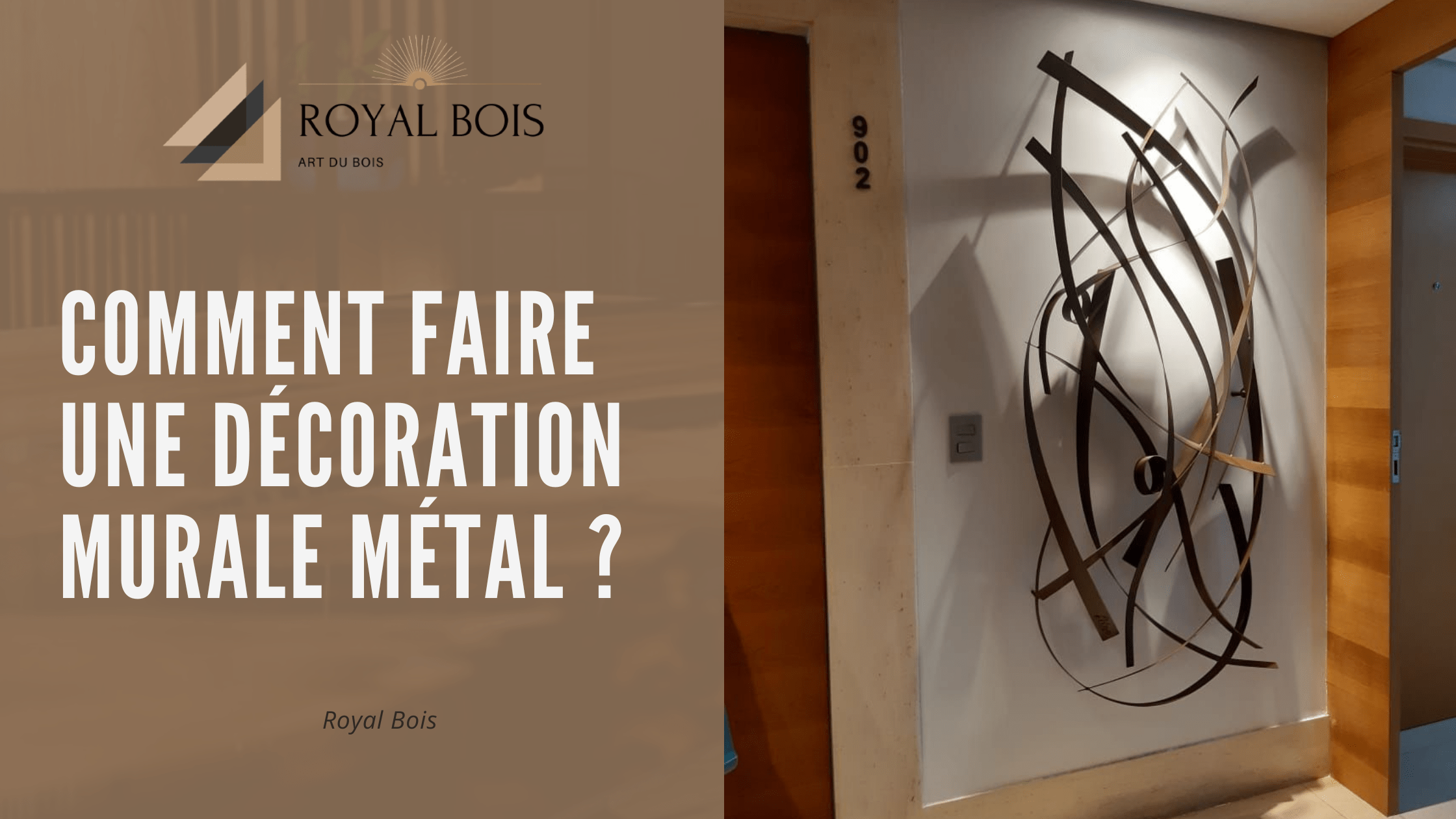 Comment faire une décoration murale métal ?