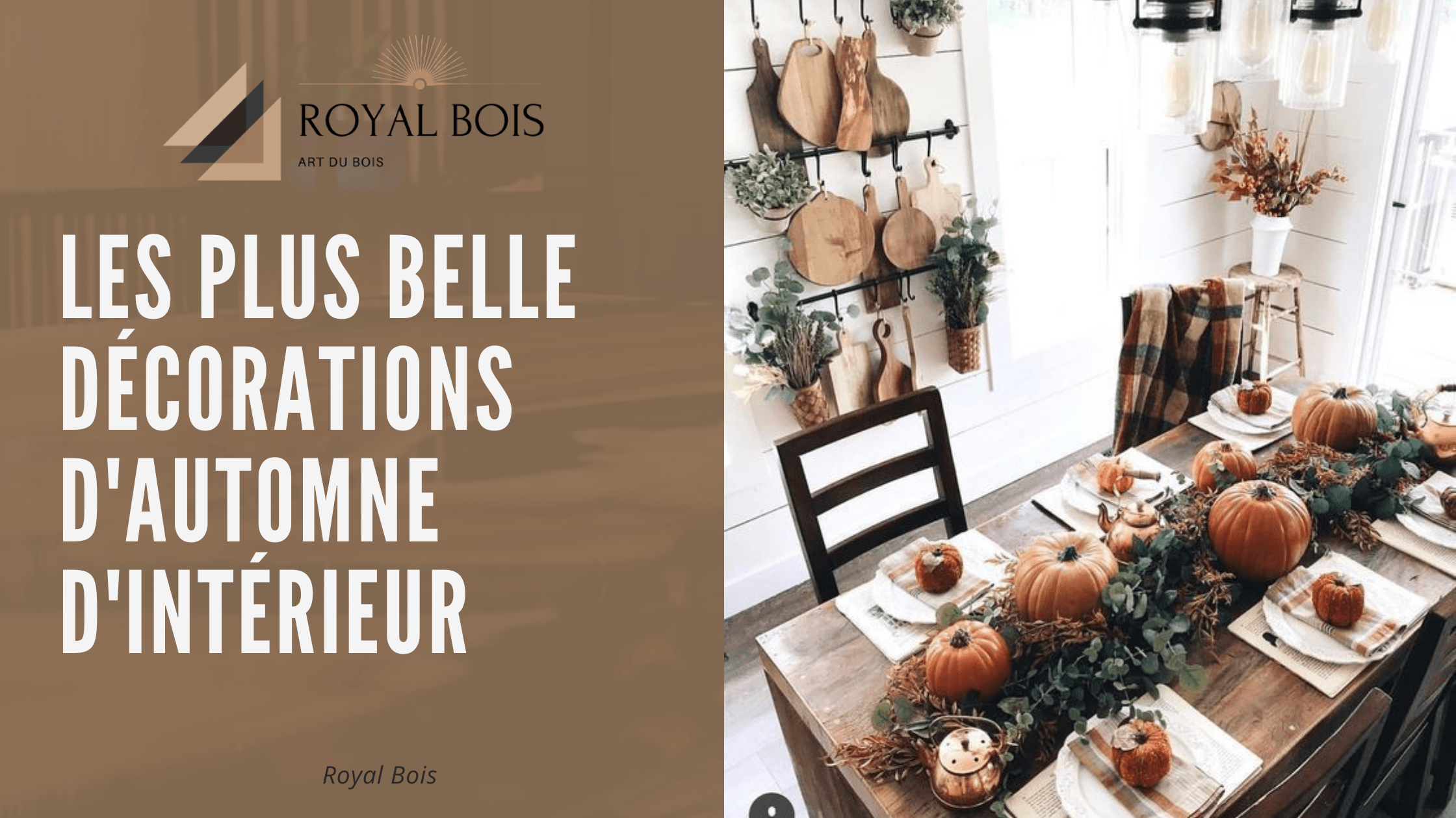 Les plus belle décorations d'automne d'intérieur : 5 idées inspirantes