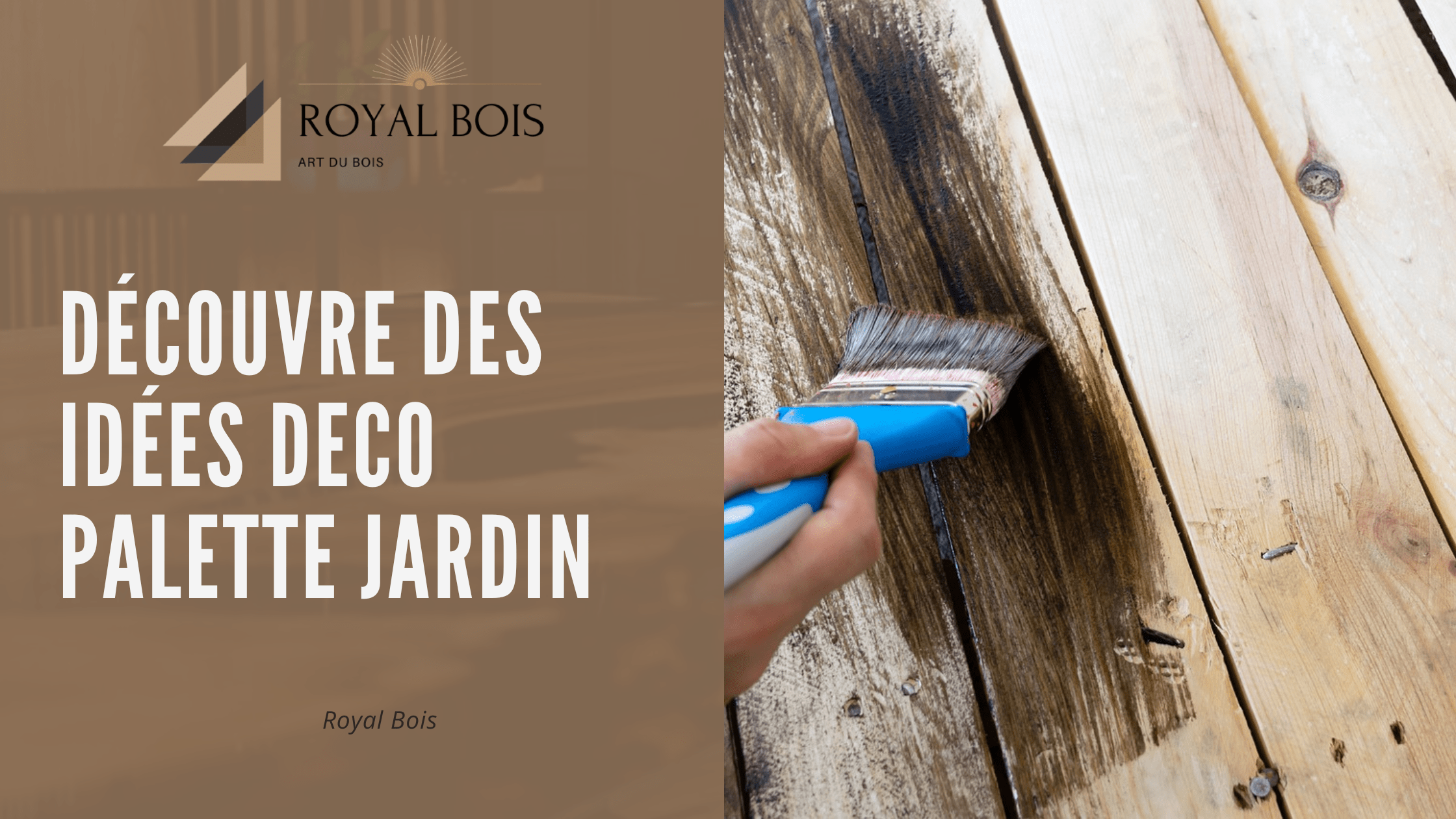 Découvre des idées deco palette jardin