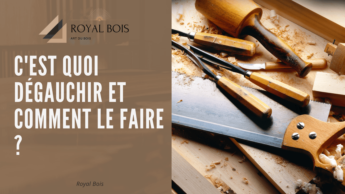 Image de couverture article de blog : Dégauchir du bois