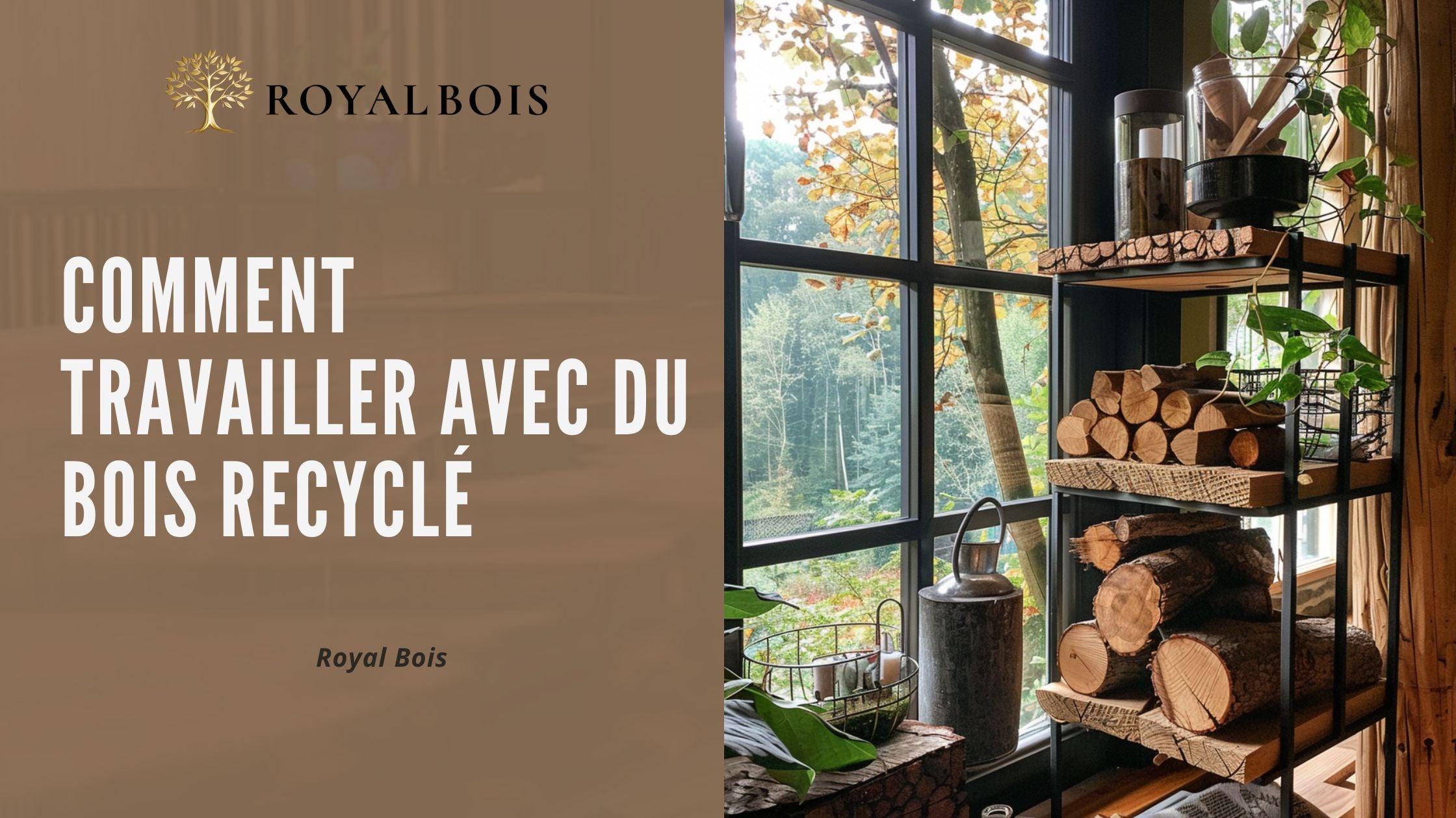 Économiser sur les matériaux : Travailler avec du bois recyclé