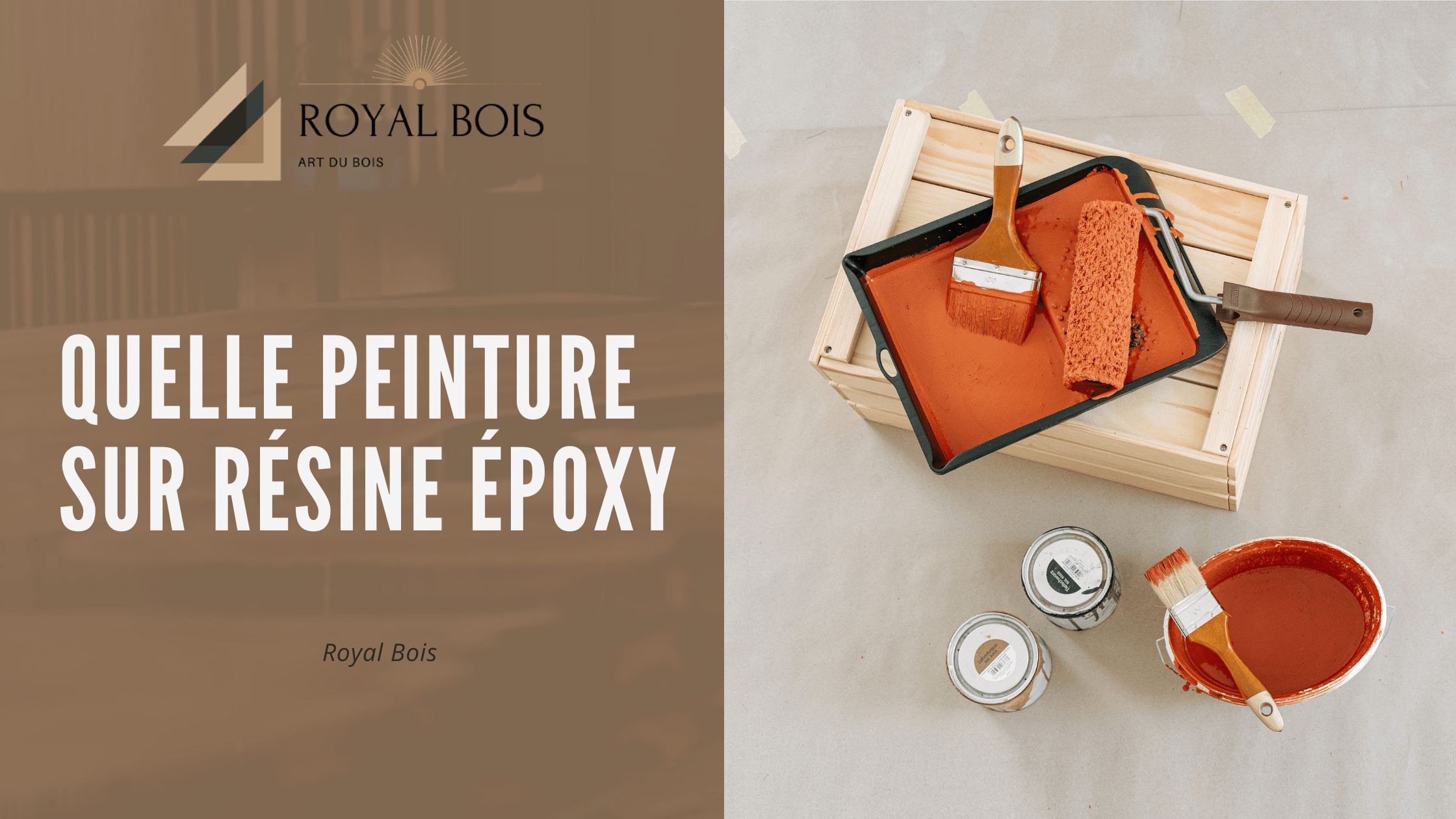 Quelle peinture sur résine époxy