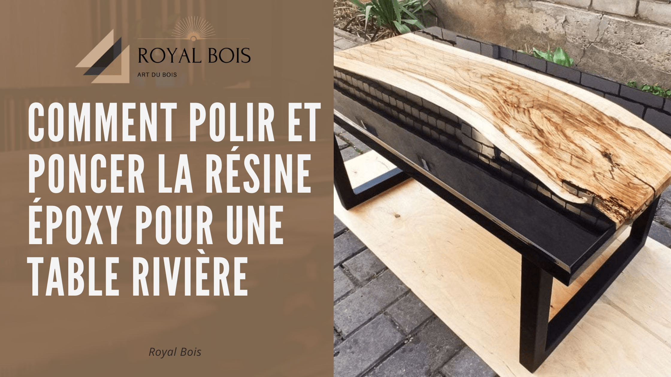 Comment polir et poncer la résine époxy pour une table rivière