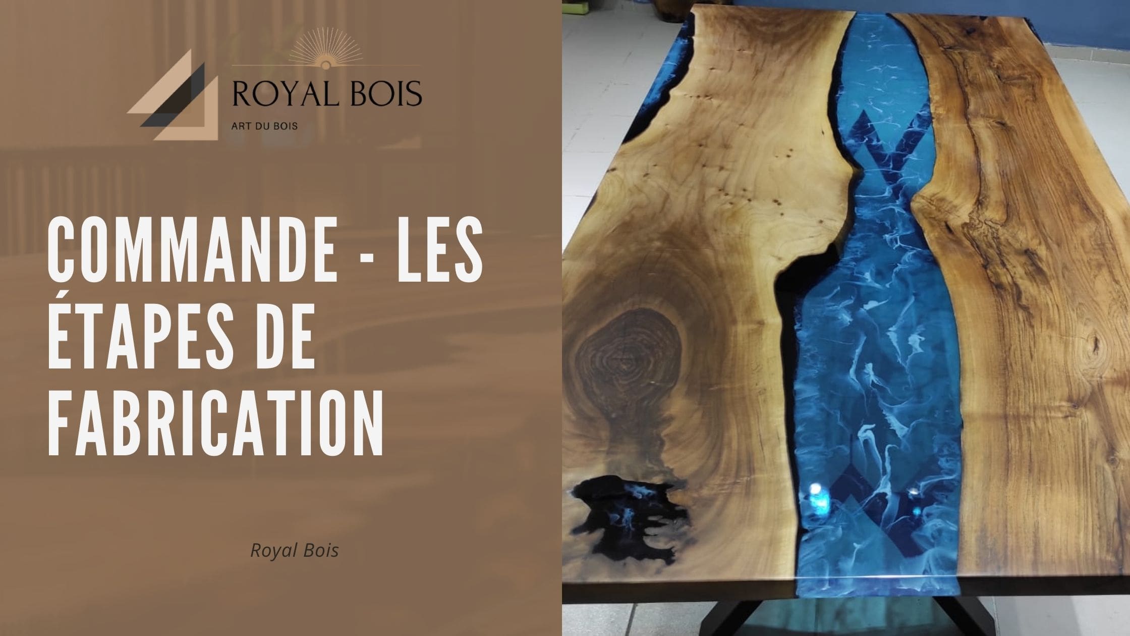 Commande - Les étapes de fabrication