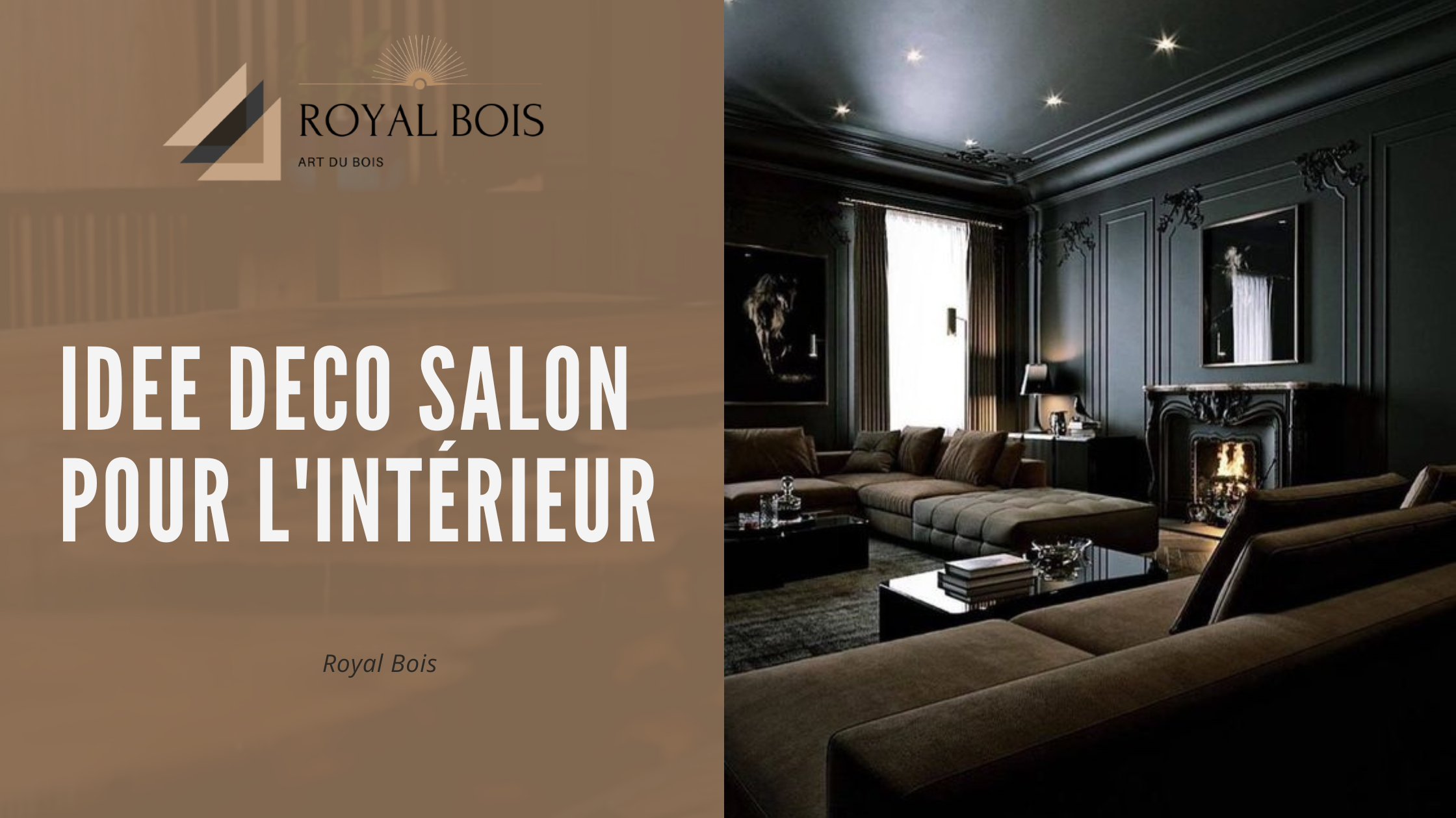 Idee deco salon pour l'intérieur de votre maison