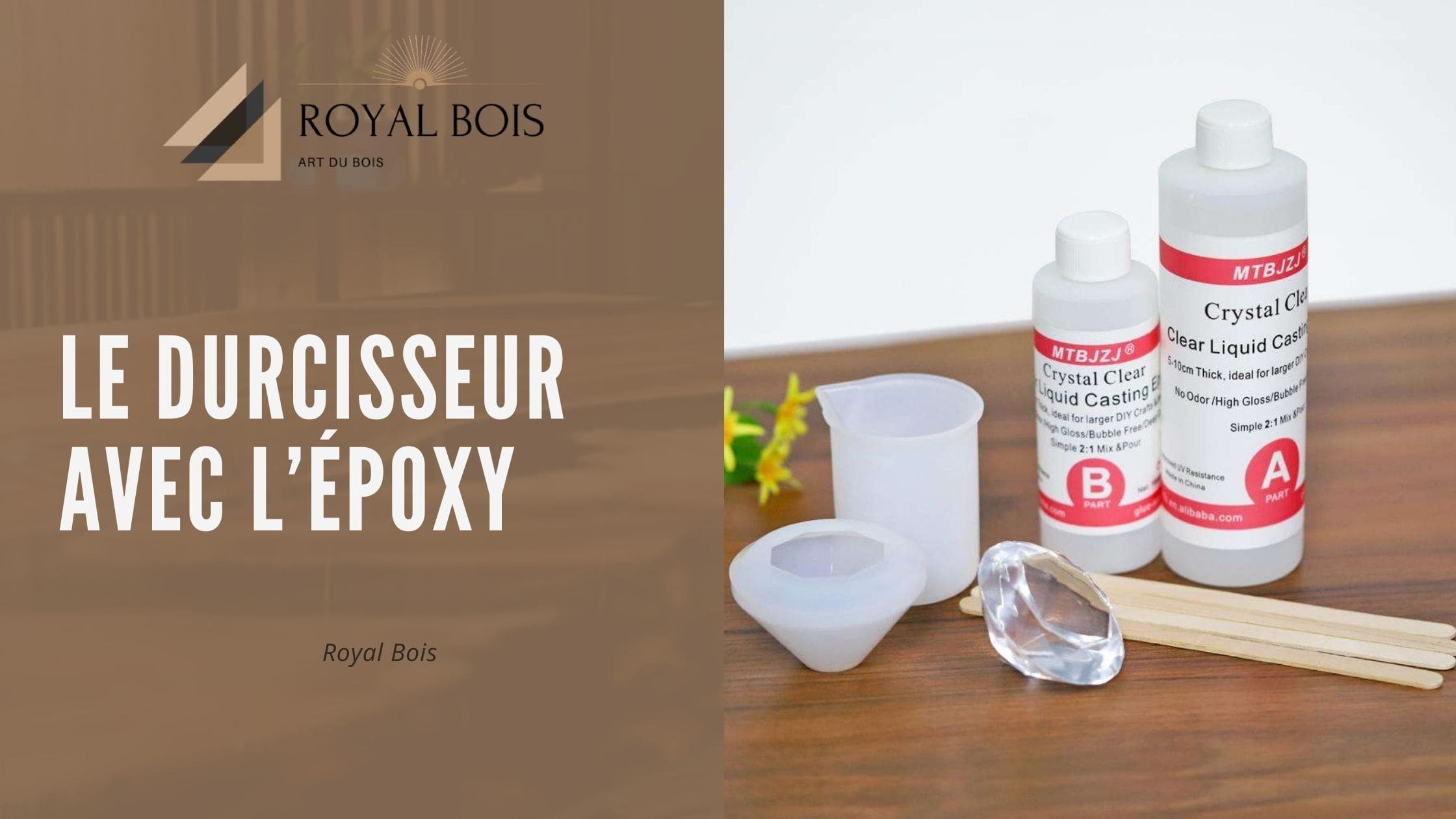 Le durcisseur avec l’époxy
