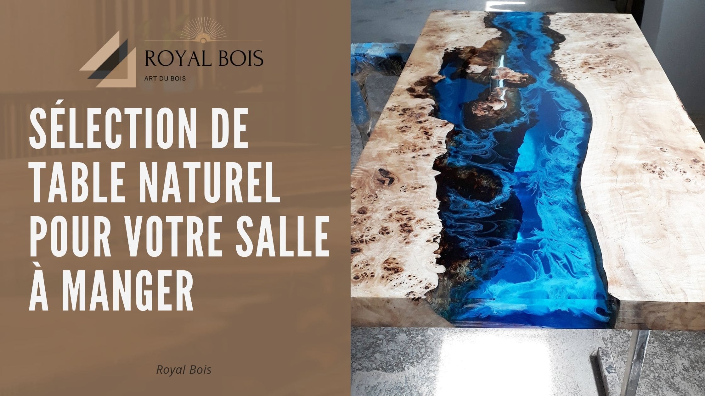Sélection de table naturel pour votre salle à manger