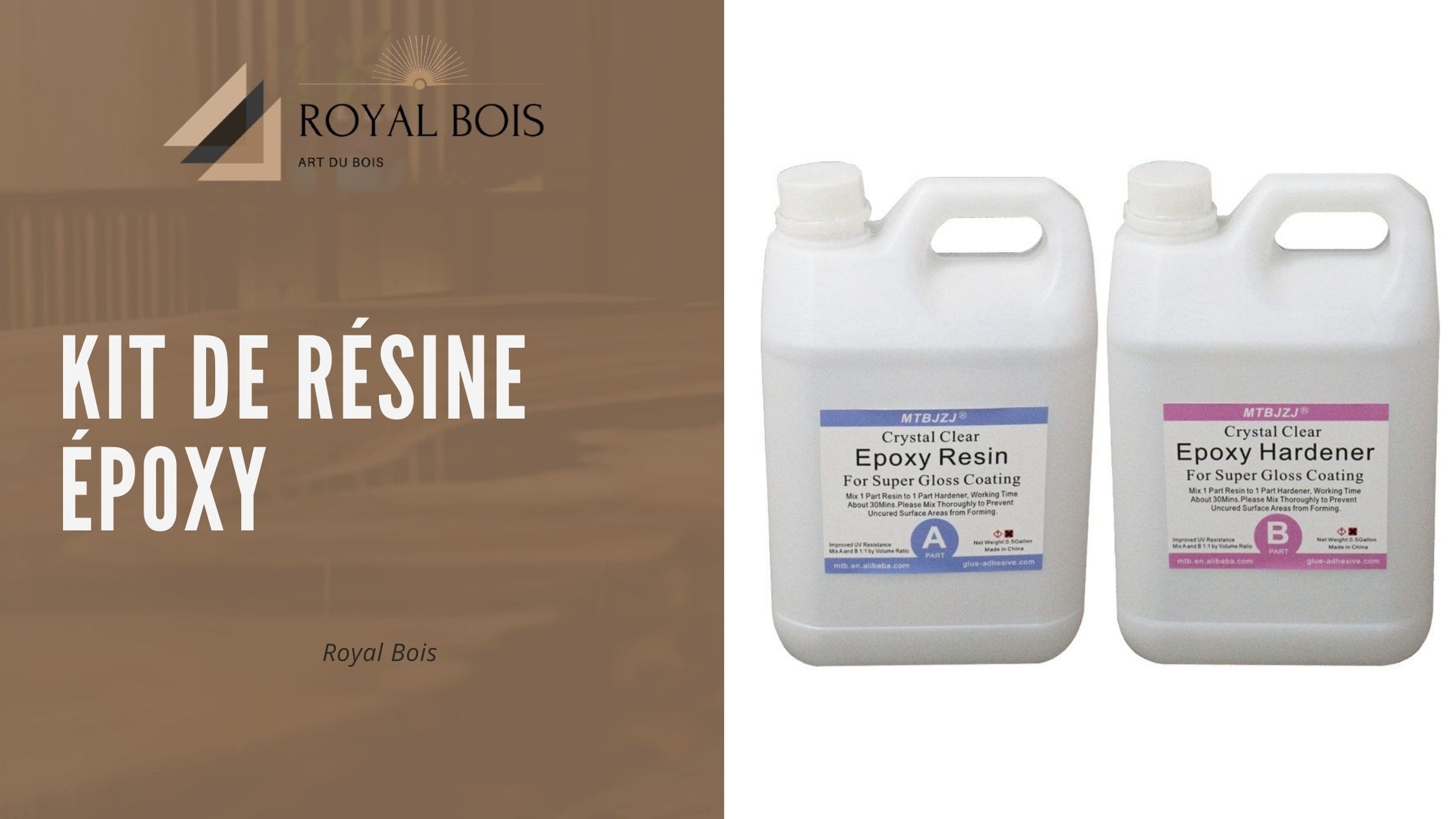 Un kit résine époxy utile vos créations