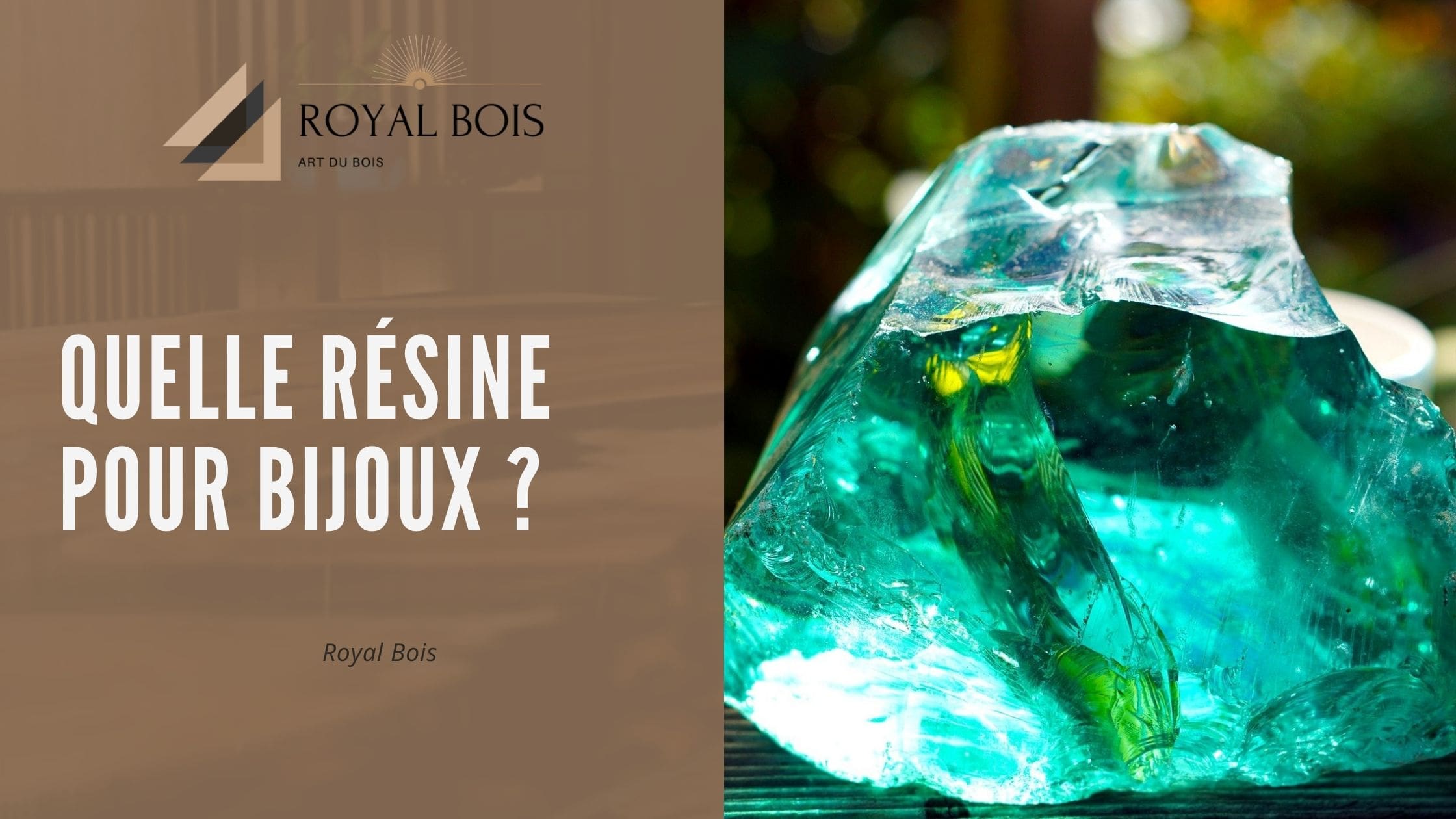Quelle résine pour bijoux ?