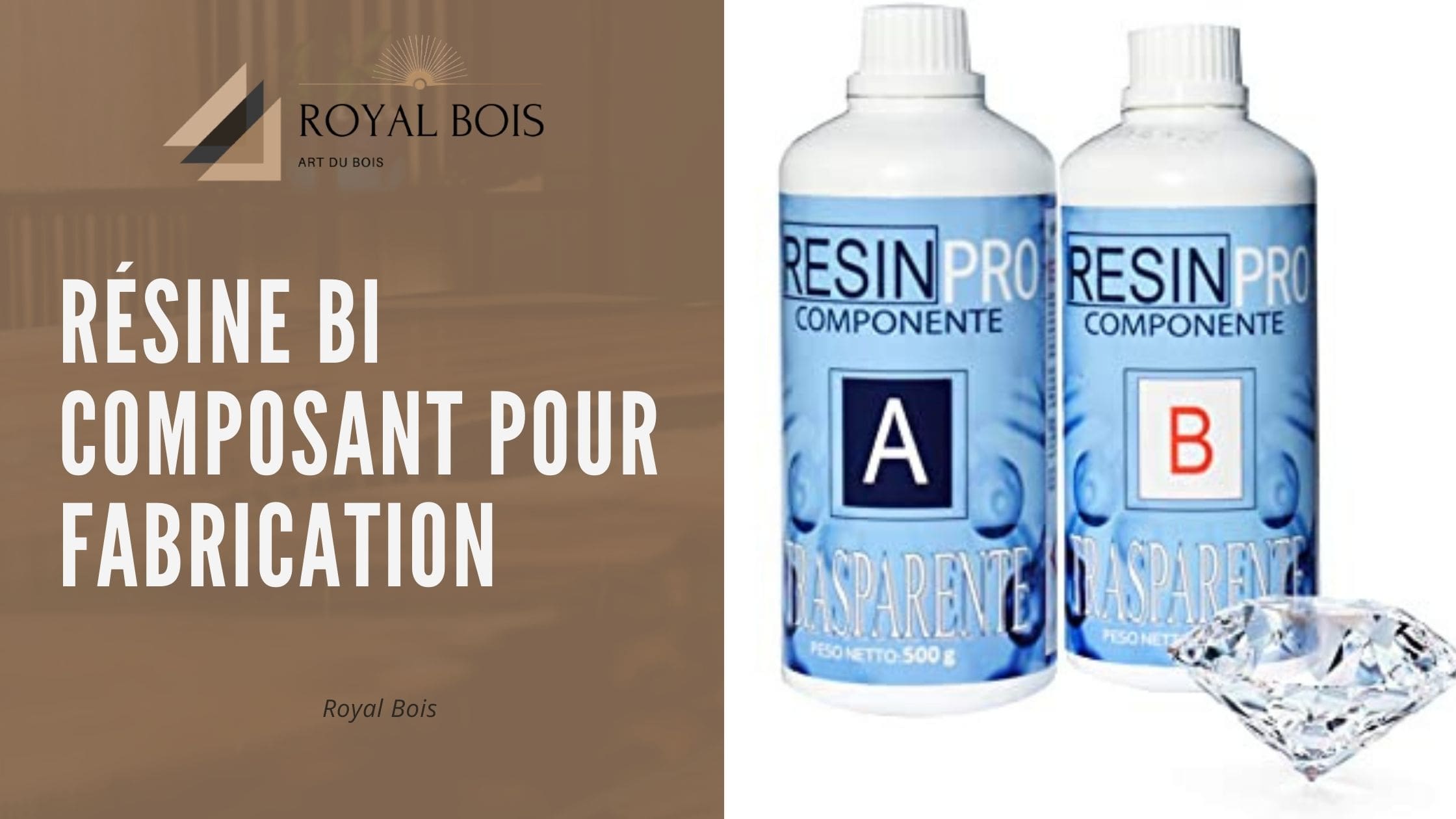 résine bi composant