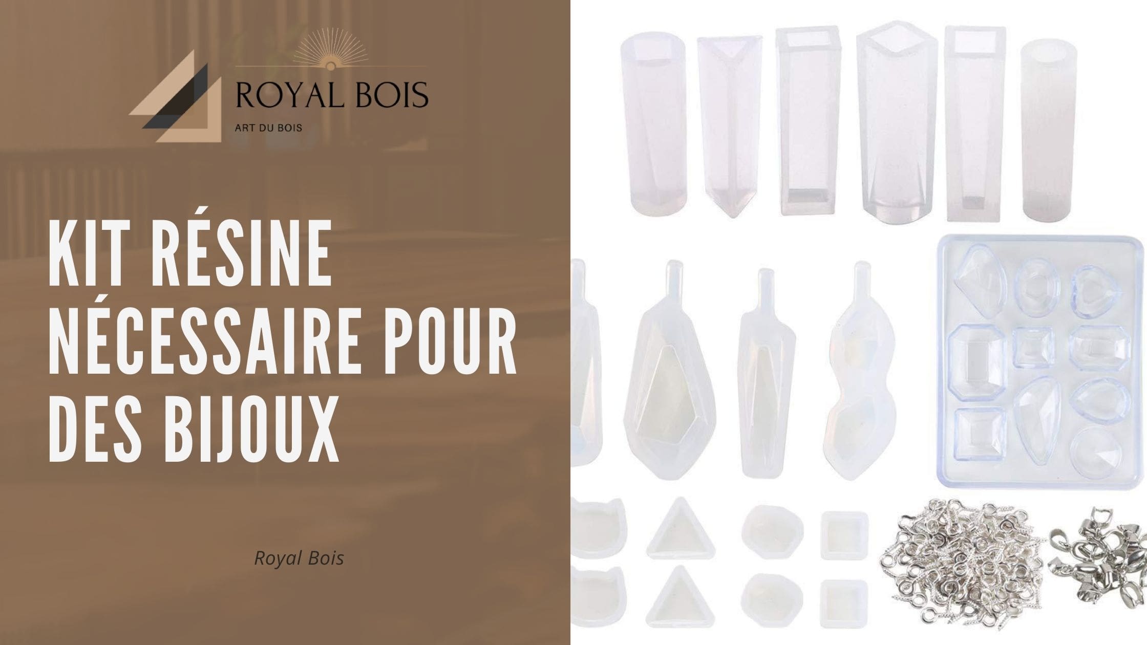 kit résine nécessaire pour des bijoux