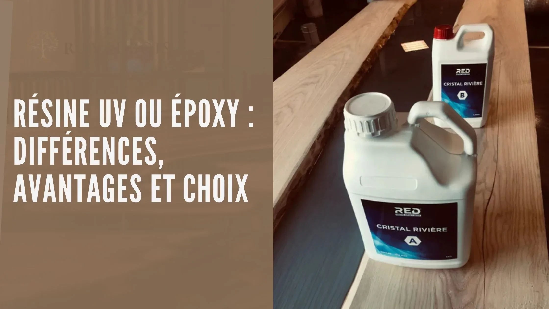 Image de couverture article de blog différence entre résine UV et résine époxy