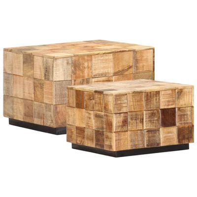 2 Tables basses carrée