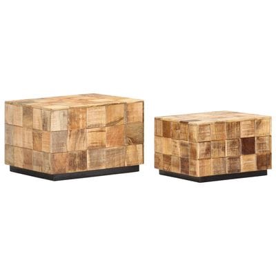 2 Tables basses carrée