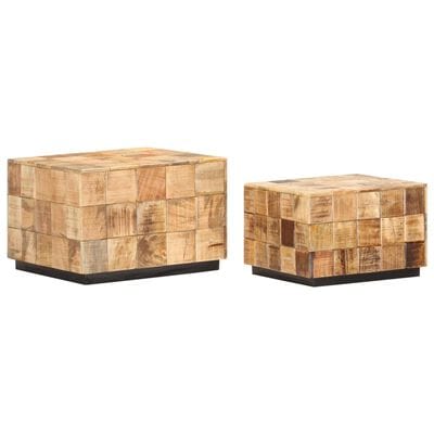 2 Tables basses carrée