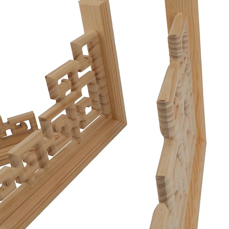 Applique murale chambre bois