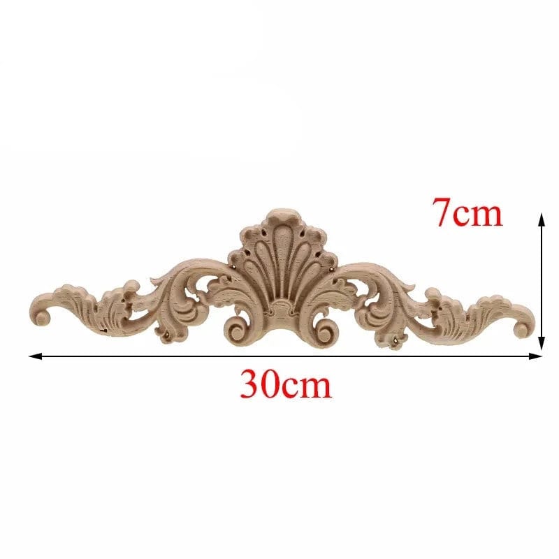 applique murale en bois