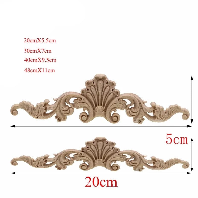 applique murale en bois