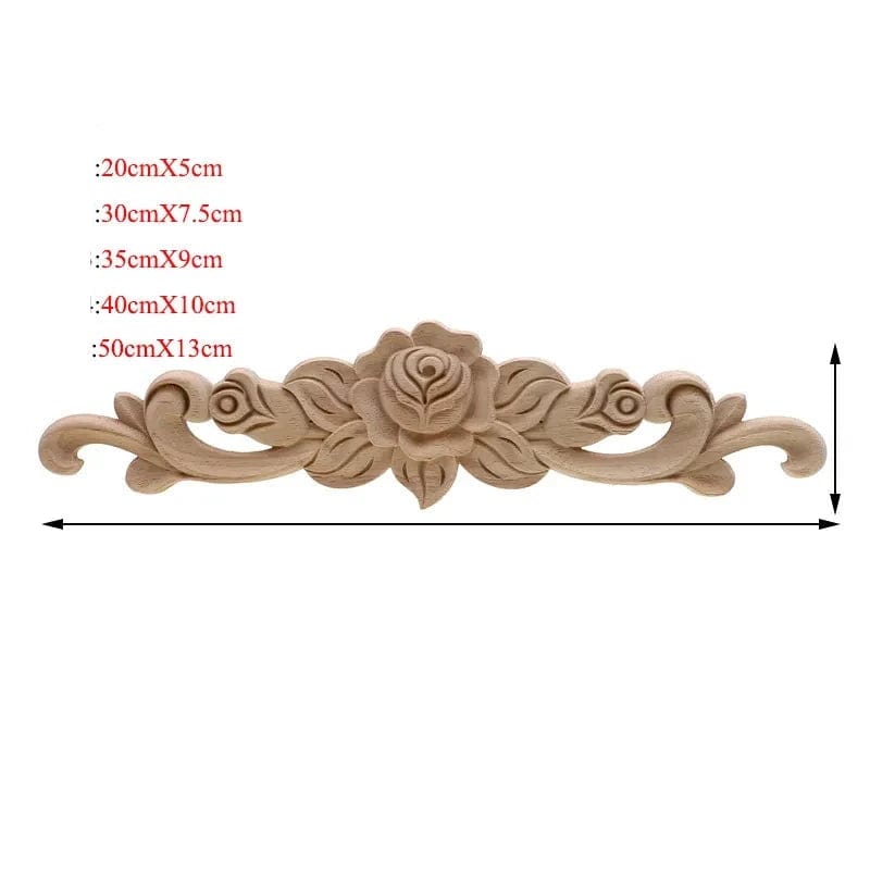 applique murale en bois