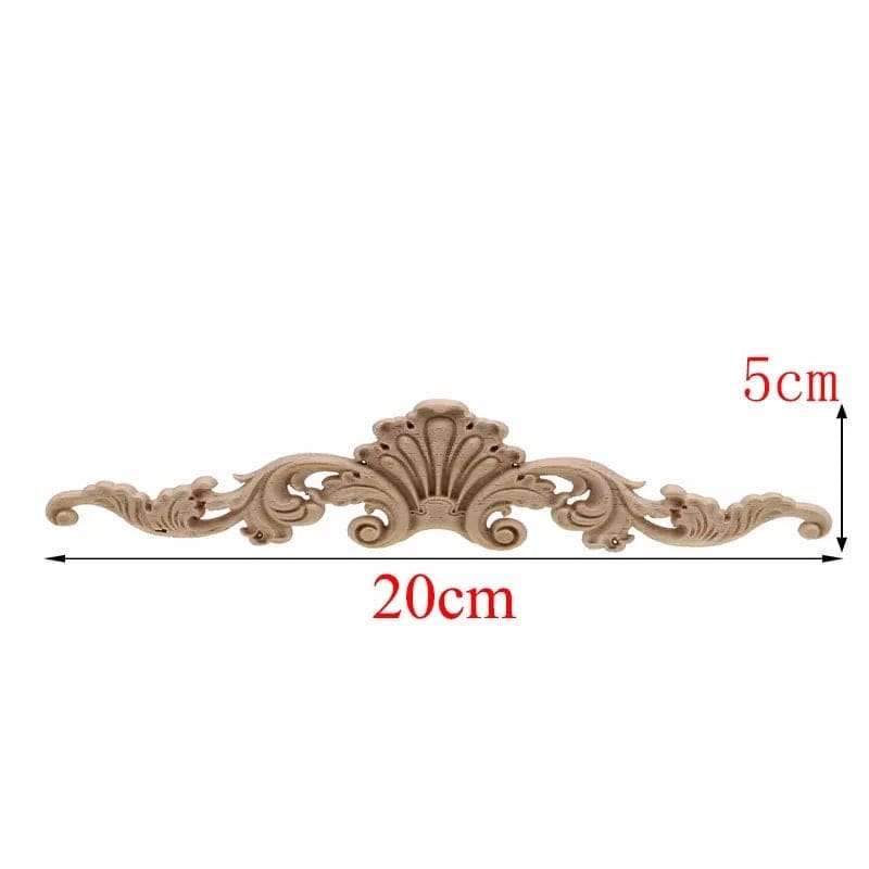 applique murale en bois