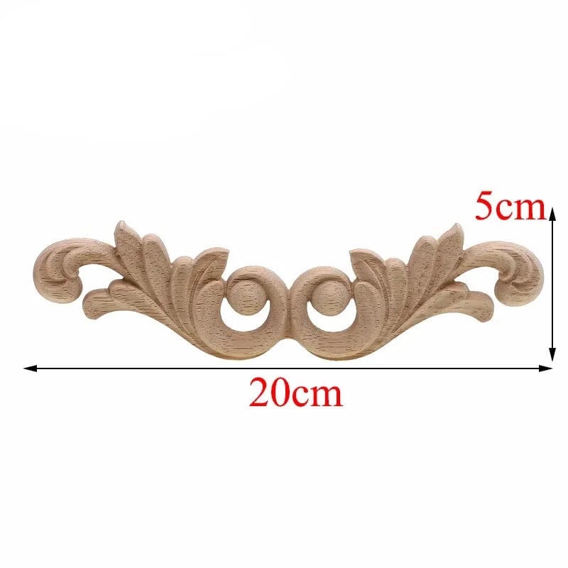 applique murale en bois