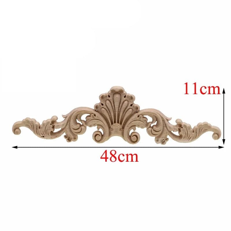 applique murale en bois