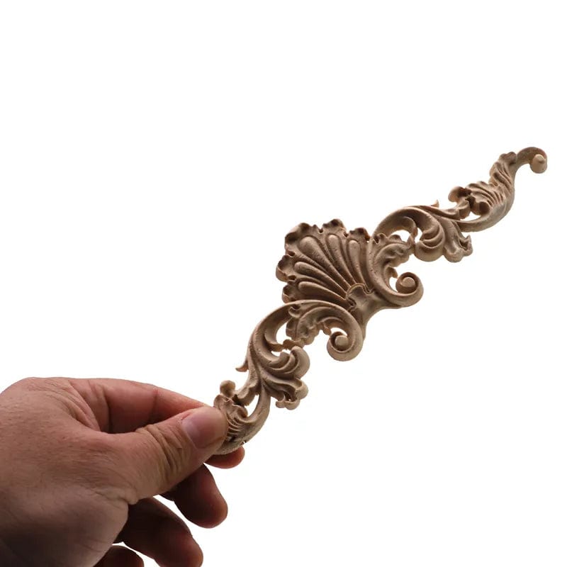 applique murale en bois