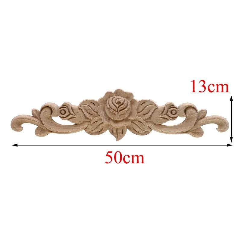 applique murale en bois