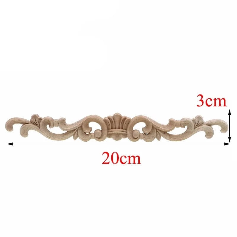 applique murale en bois