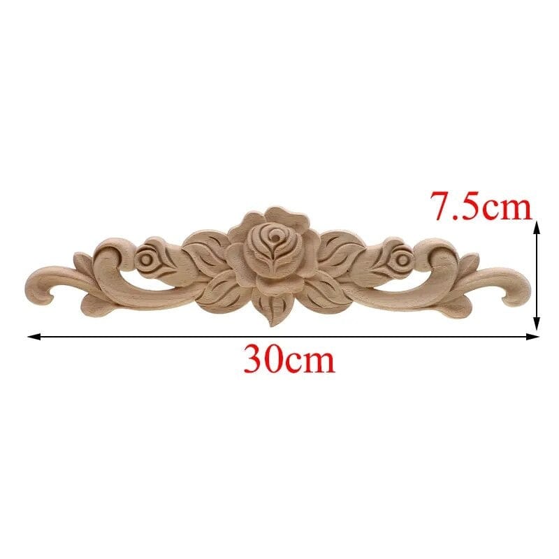 applique murale en bois