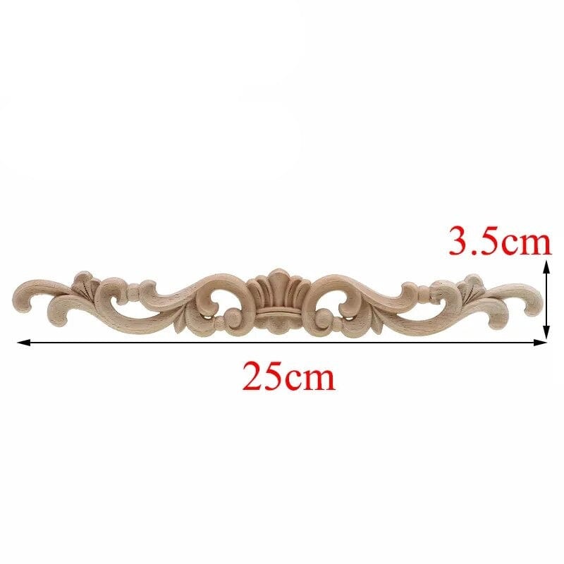 applique murale en bois