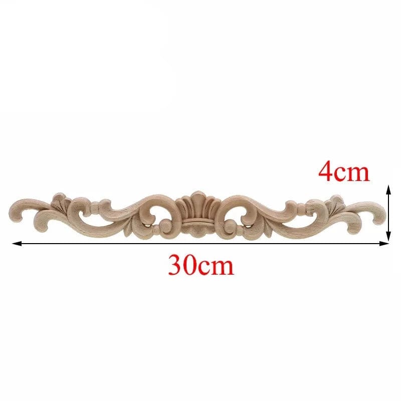 applique murale en bois