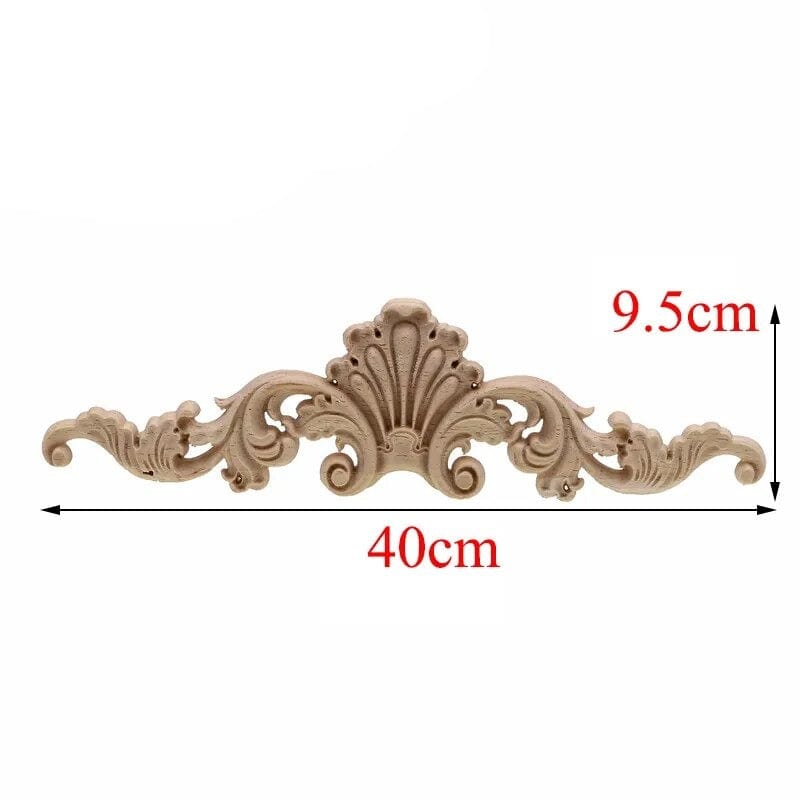 applique murale en bois