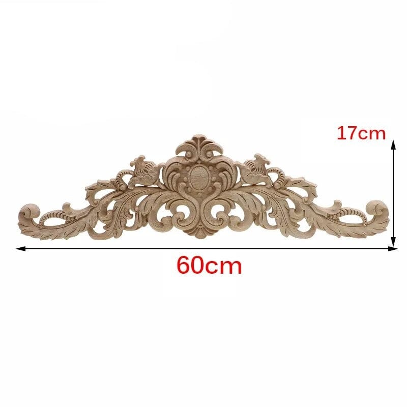 applique murale en bois