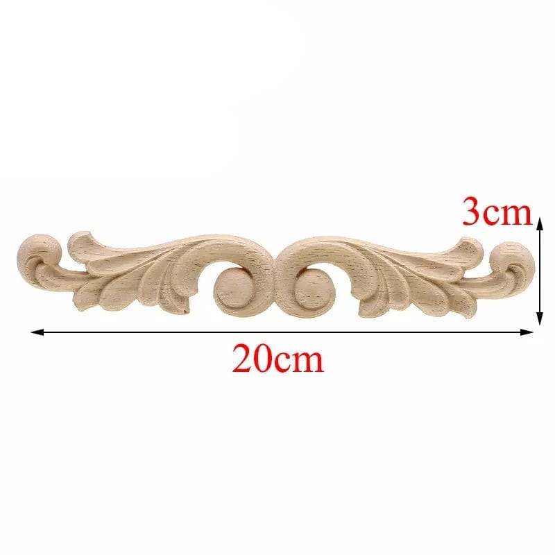 applique murale en bois