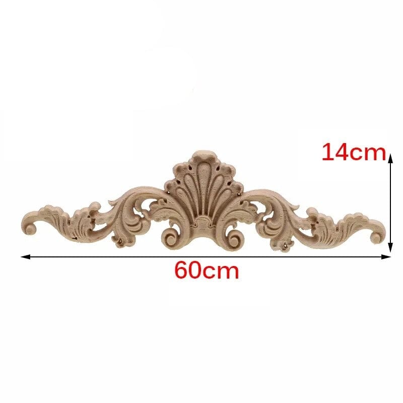 applique murale en bois