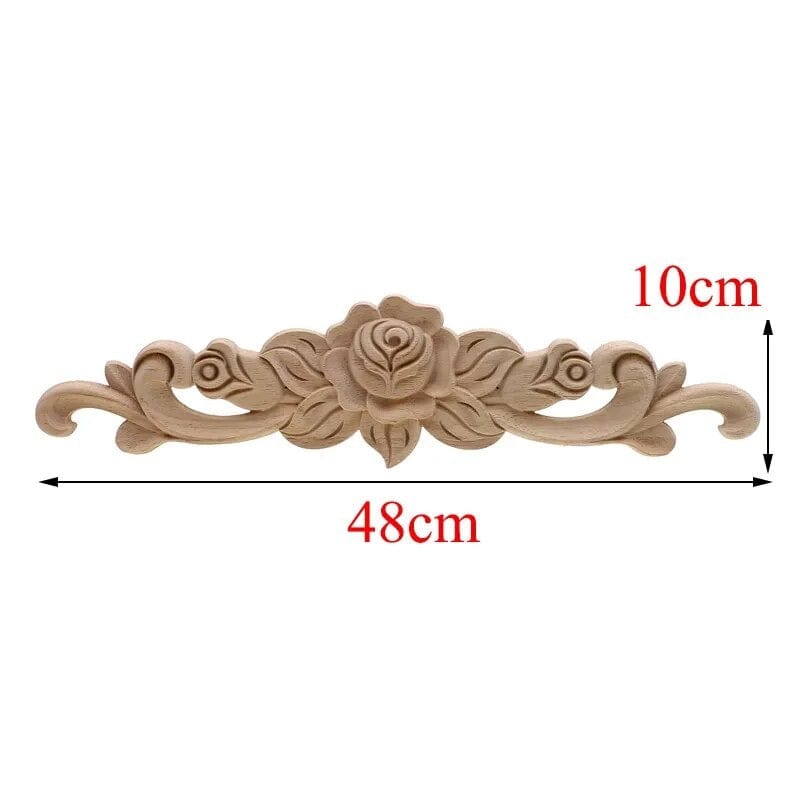 applique murale en bois