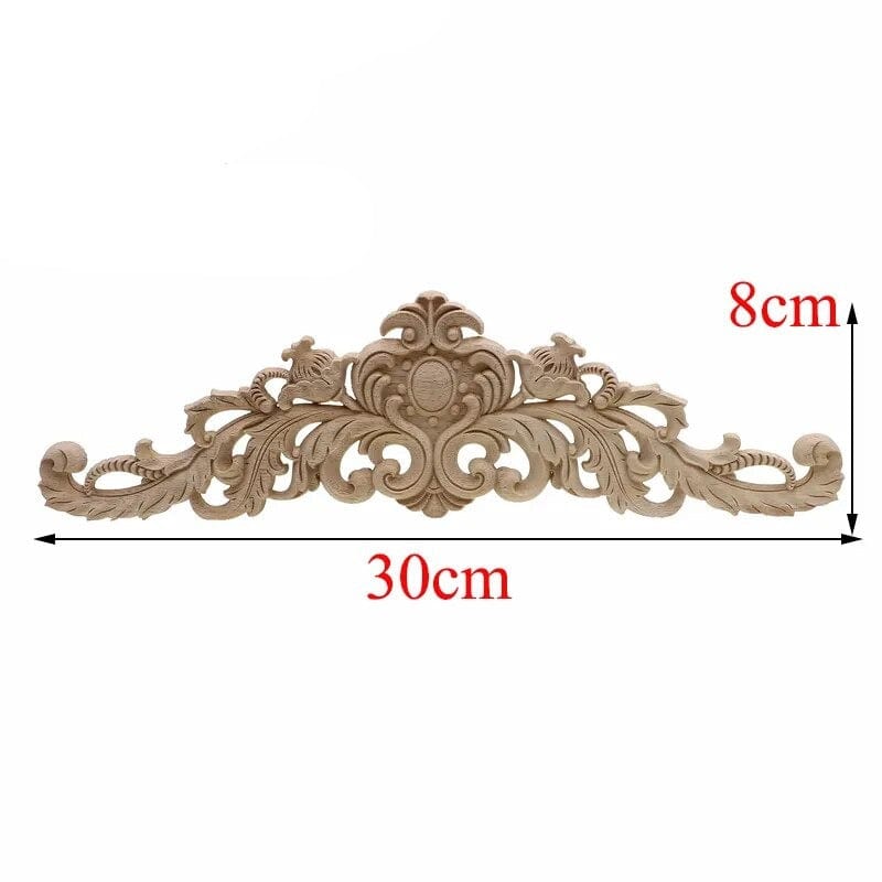 applique murale en bois