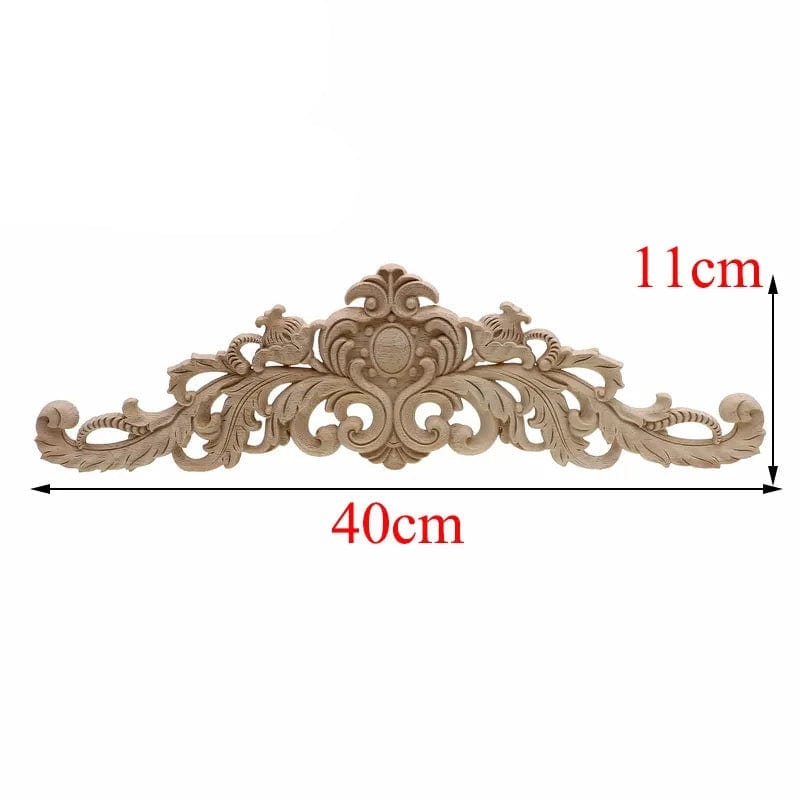 applique murale en bois