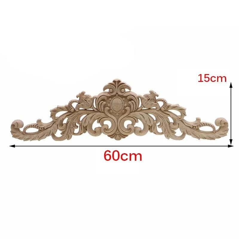 applique murale en bois