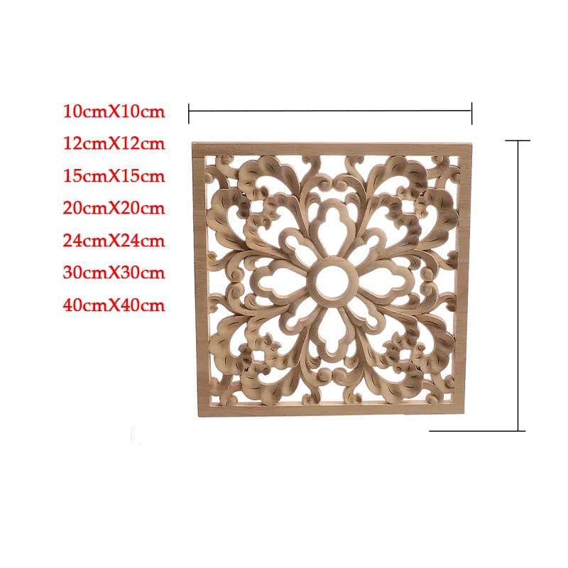 Appliques murales en bois