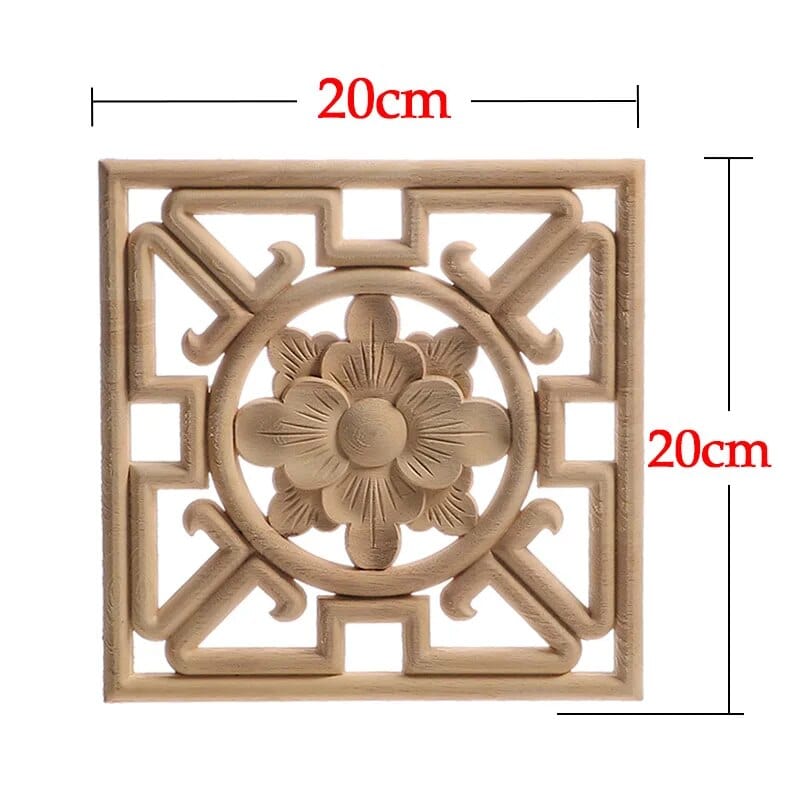 Appliques murales en bois