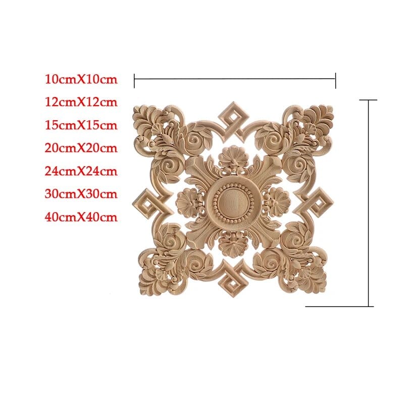 Appliques murales en bois