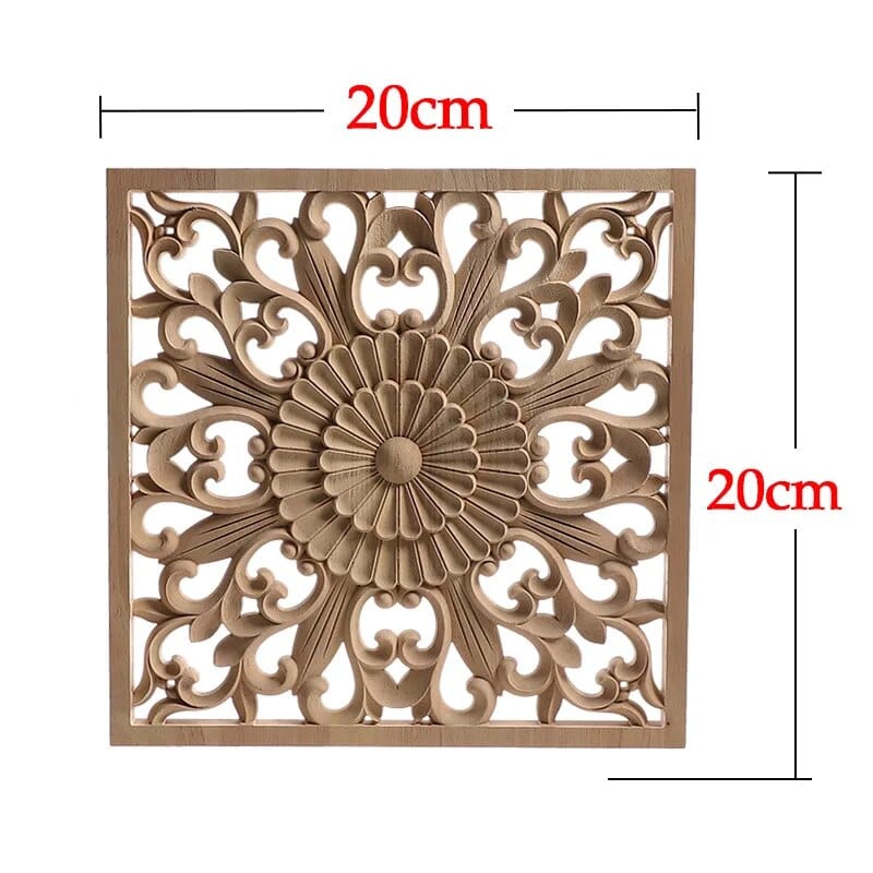 Appliques murales en bois