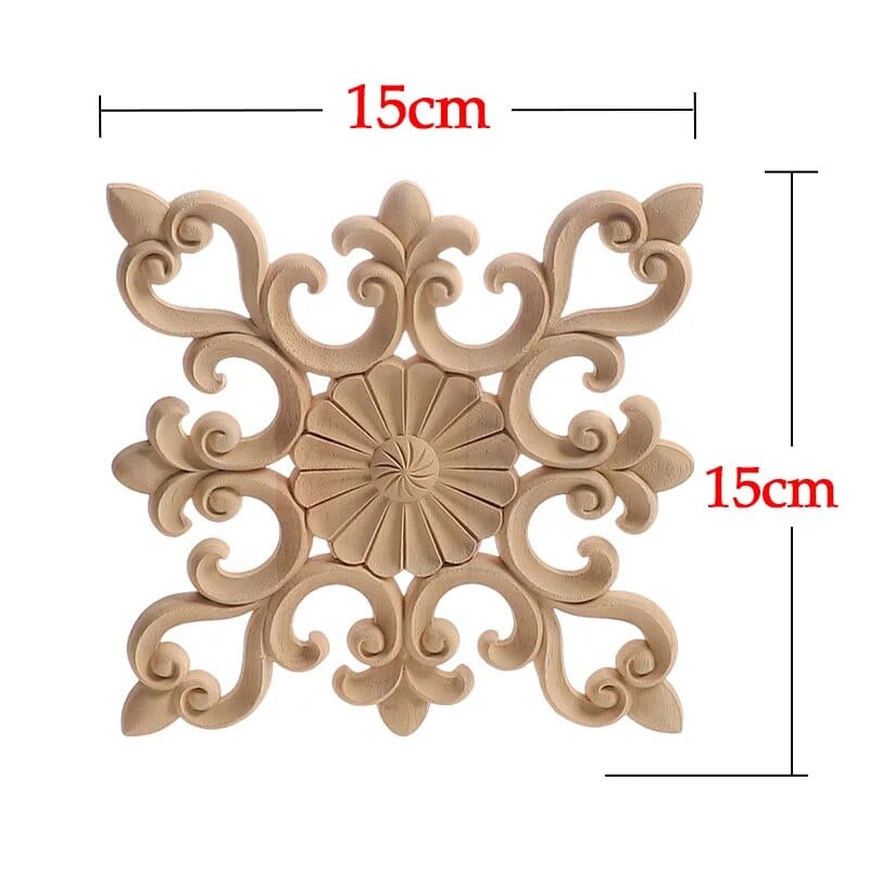 Appliques murales en bois