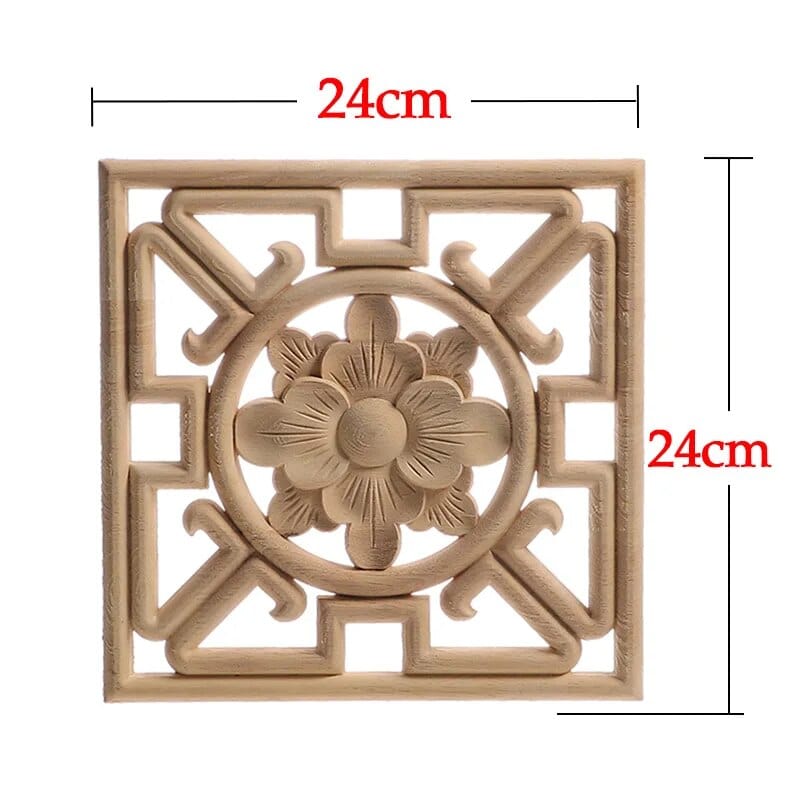 Appliques murales en bois