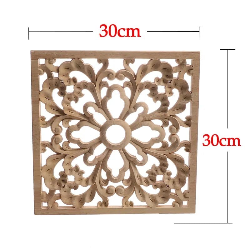 Appliques murales en bois