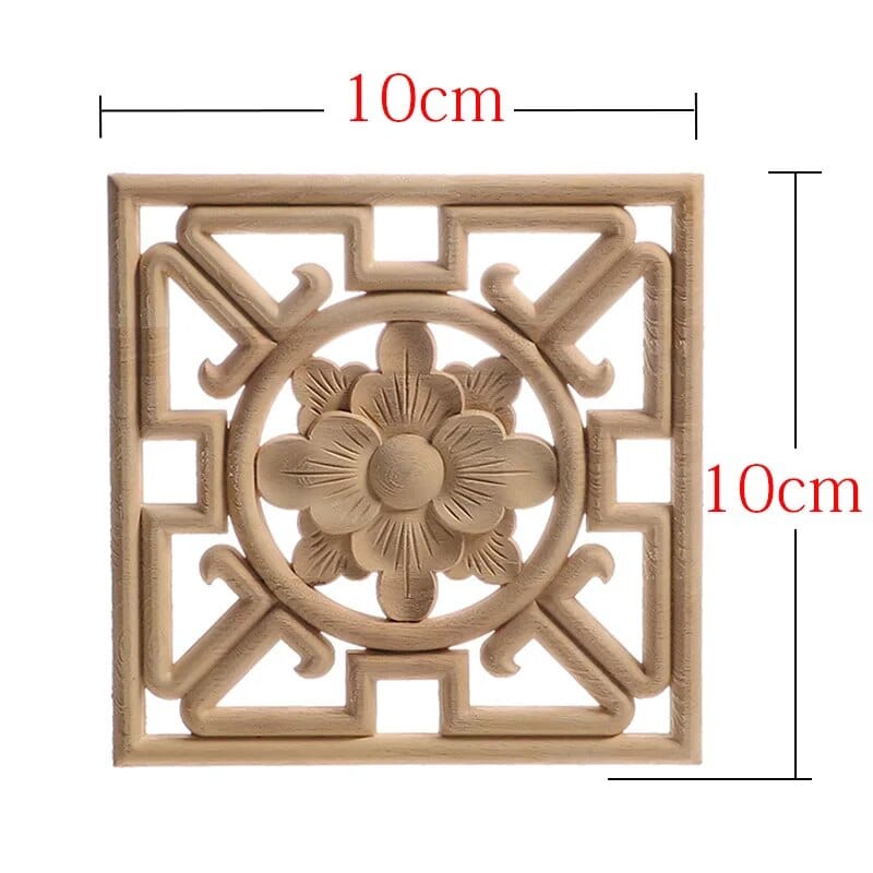 Appliques murales en bois